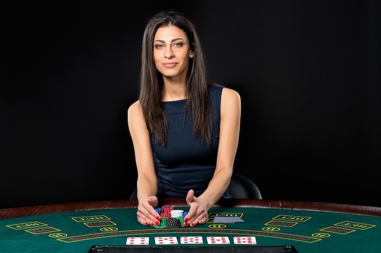 skatwin live casino table displayed on mobile phone screen